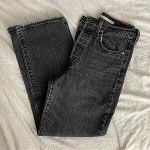 Levi’s Ribcage Straight Ankle Jean Sz 27 EUC